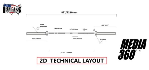 Media 360 Barbell - Image 2