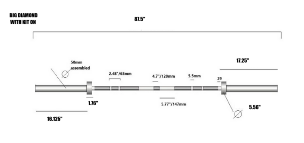 Big Diamond Barbell - Image 5