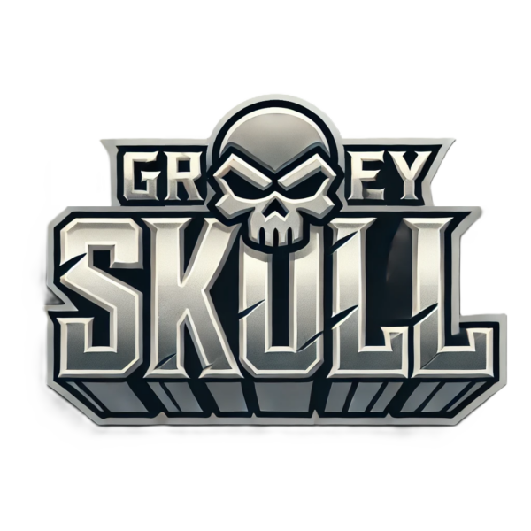 Grey Skull Barbell - Image 2